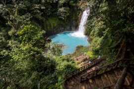 Rio Celeste Hike, Sloth & Waterfall Tour